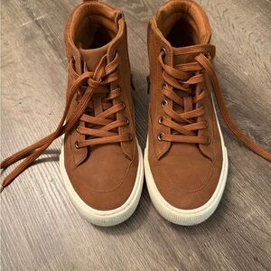Cat & Jack Brown High-Top Kids Sneakers